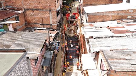 Medellín avanza en obras para reducir el riesgo de inundaciones en la quebrada La Máquina Medellín avanza en obras para reducir el riesgo de inundaciones en la quebrada La Máquina