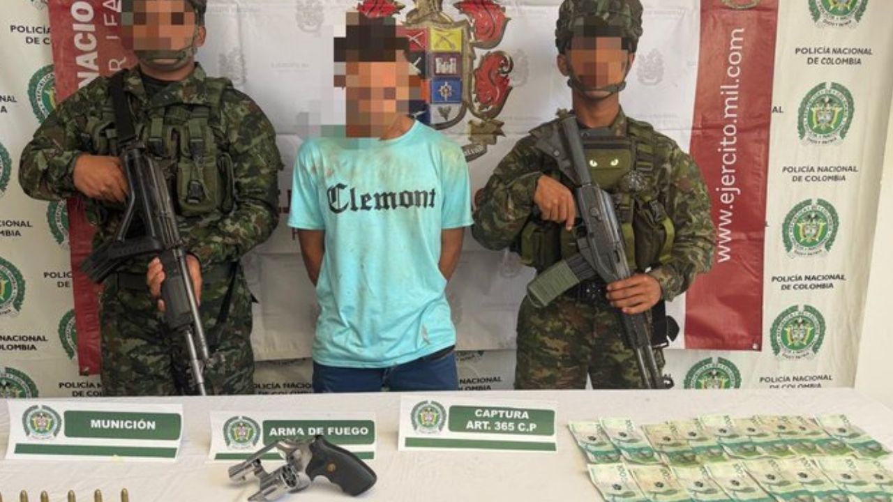 Capturan a alias “El Tuerto”, señalado de extorsionar a mineros y comerciantes en Anorí