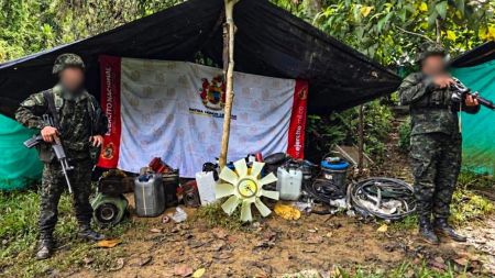 Ejército intervino unidad de minería ilegal que tendría conexión con el Clan del Golfo en San Rafael Ejército intervino unidad de minería ilegal que tendría conexión con el Clan del Golfo en San Rafael