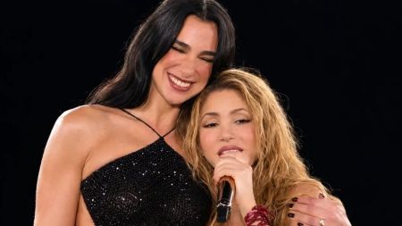 EN VIDEO | Dua Lipa canta «Antología» en español como invitada especial de Shakira en Madrid EN VIDEO | Dua Lipa canta "Antología" en español como invitada especial de Shakira en Madrid