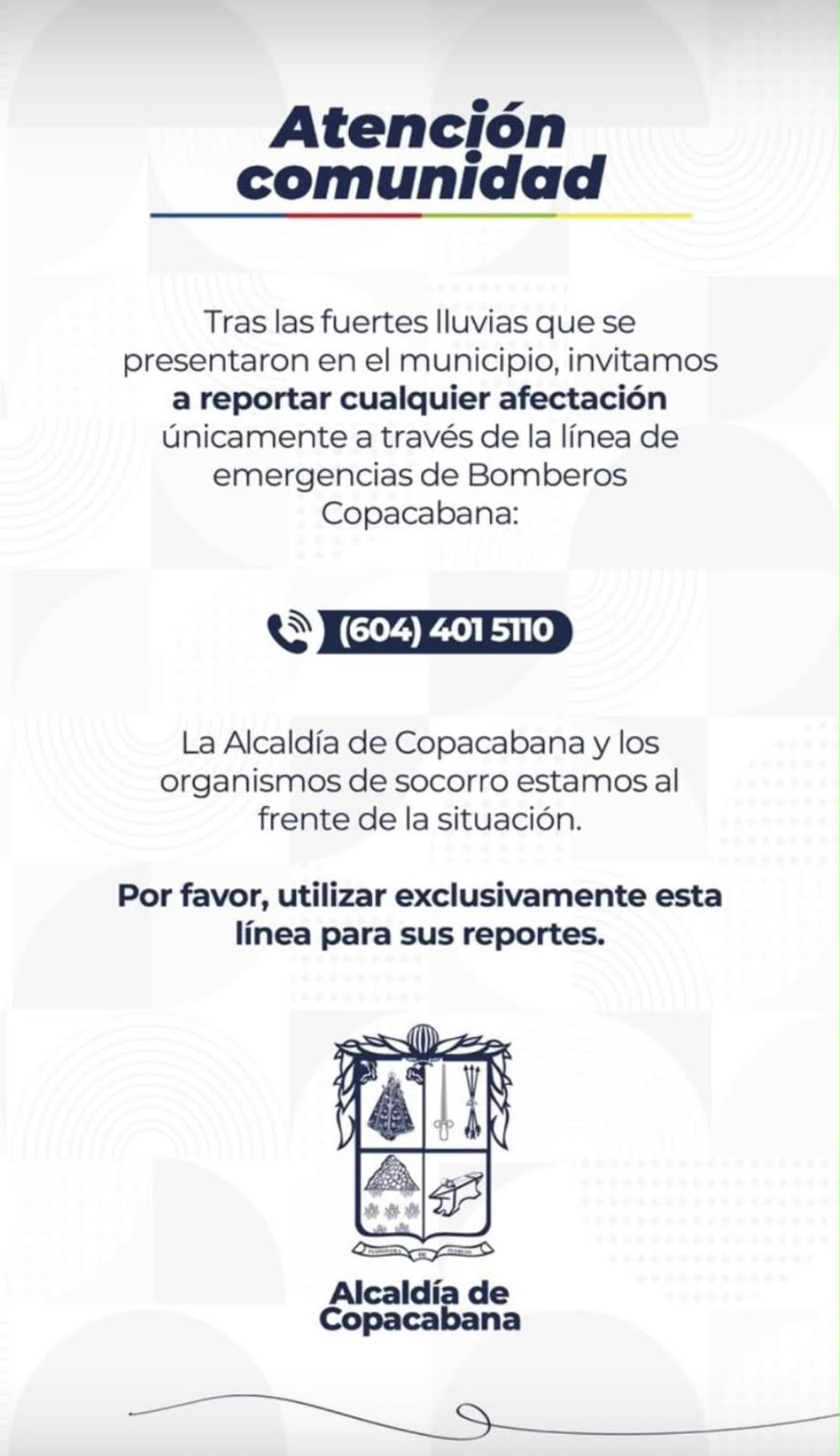 VIDEO: Más de veinte emergencias dejan las fuertes lluvias en Copacabana