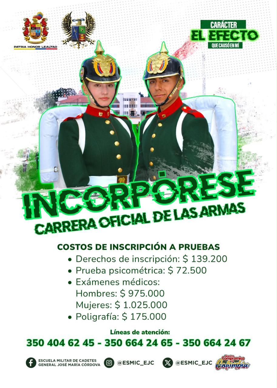 Conozca los requisitos de ingreso, los costos y las fases para iniciar la carrera militar como Oficial del Ejército Nacional