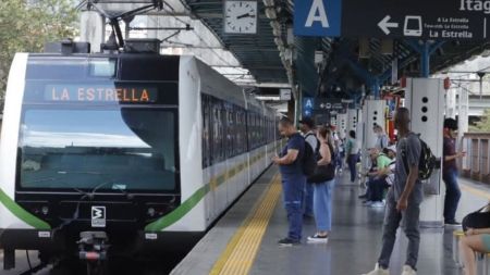 Cuatro estaciones del Metro de Medellín están fuera de servicio por incidente con persona en la vía
